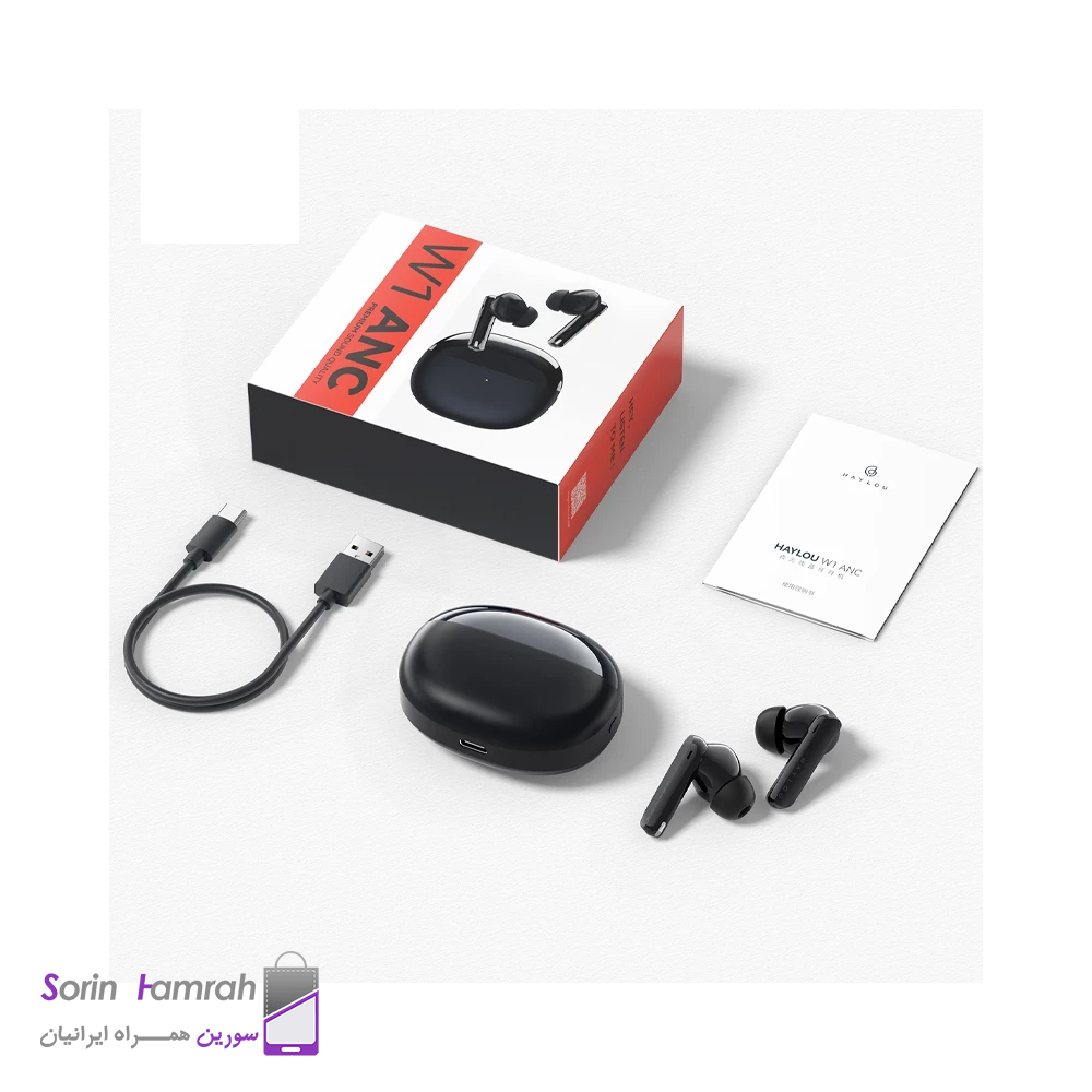 هندزفری بلوتوثی هایلو مدل W1 ANC ا Haylou W1 ANC Bluetooth Earbuds